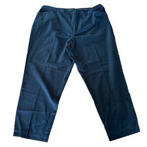 CJ Banks Womens Black‎ Casual Pants Size 24W High Rise Career